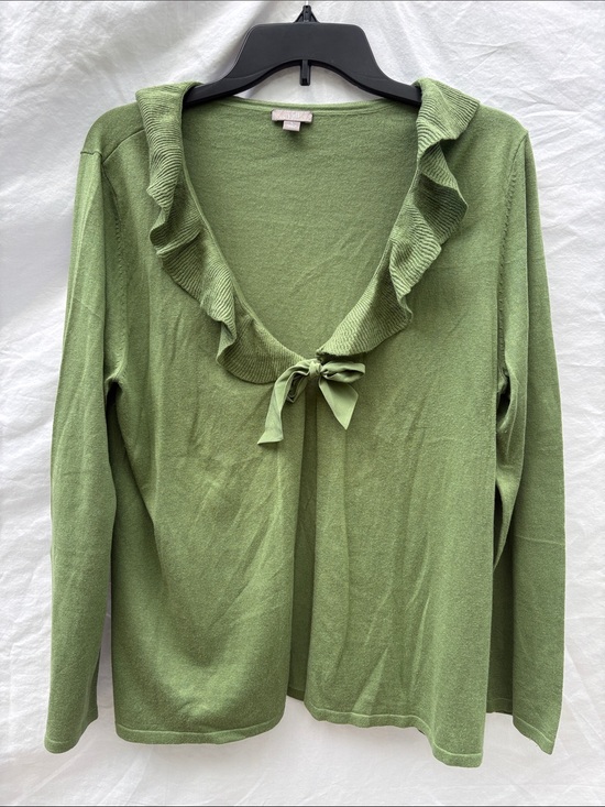J. Jill Sweaters - J. Jill Olive Green Knit Top